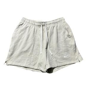 Nike Club Fleece Men's French Terry Flow Shorts DX0731 Beige Size Medium